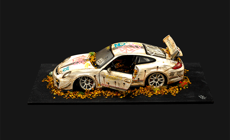 Porsche 911 - GT3 RS - White Stolen Recovered Original - by JJ Adams