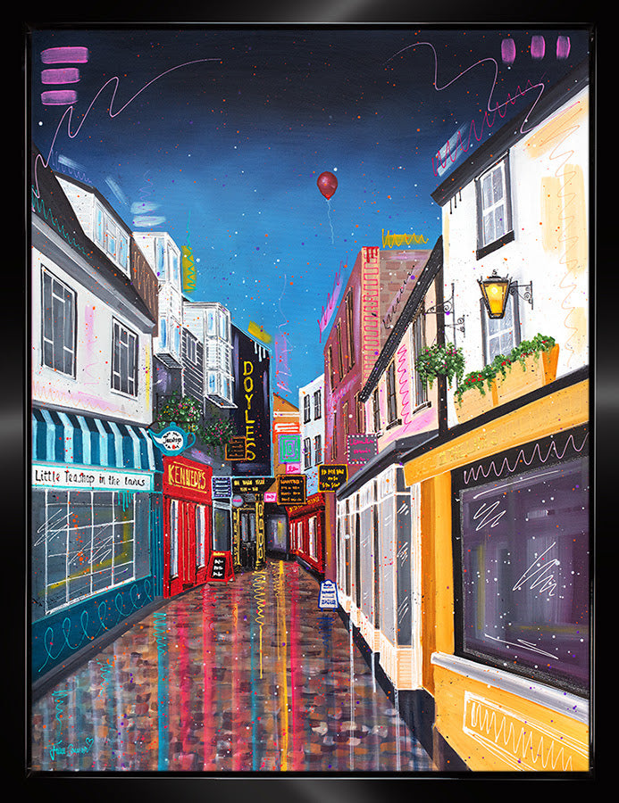 Brighton's Lanes - Original Painting by Julie Connor