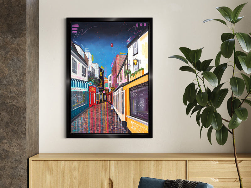 Brighton's Lanes - Original Painting by Julie Connor