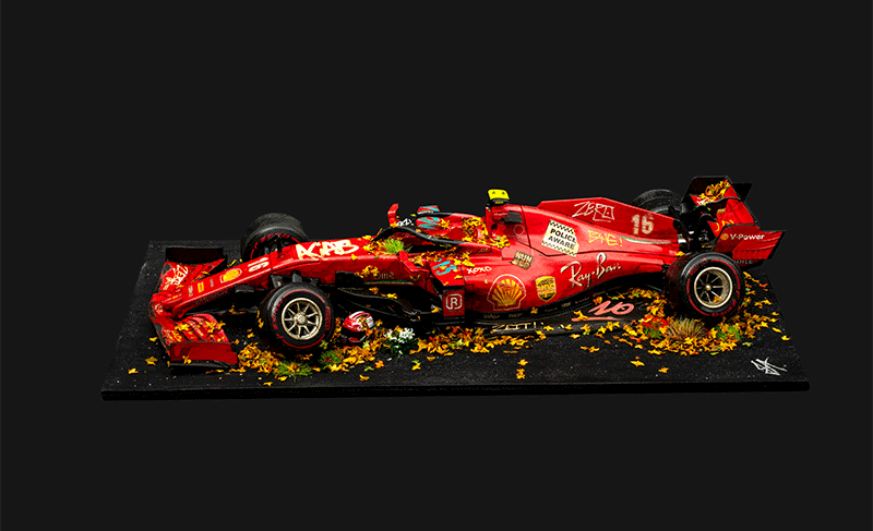 F1 Ferrari Scuderia No. 16 - 2023 Leclerc Stolen Recovered Original - by JJ Adams