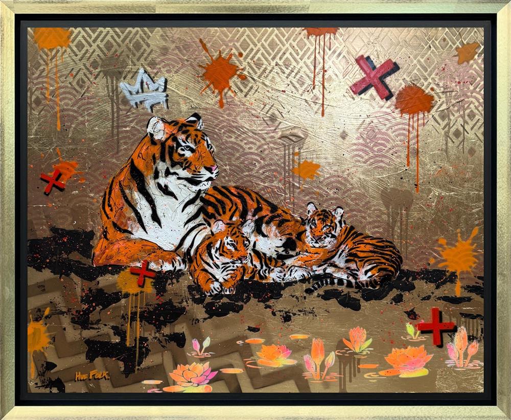 Urban Stripes V Original by Hue Folk