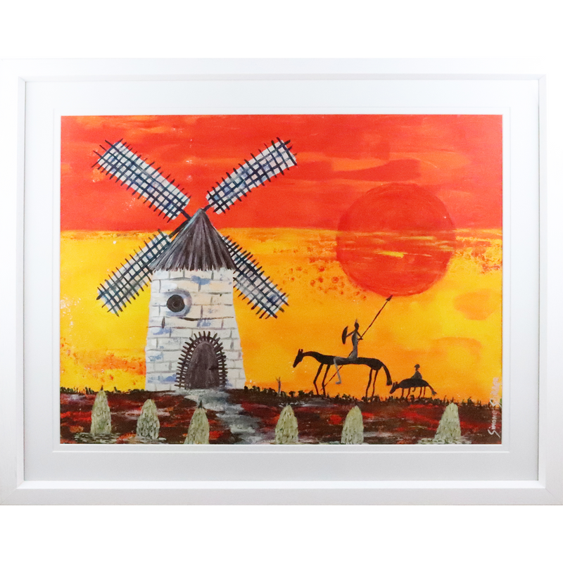 Viva Don Quijote Dela Mancha Original by Simone Schilder