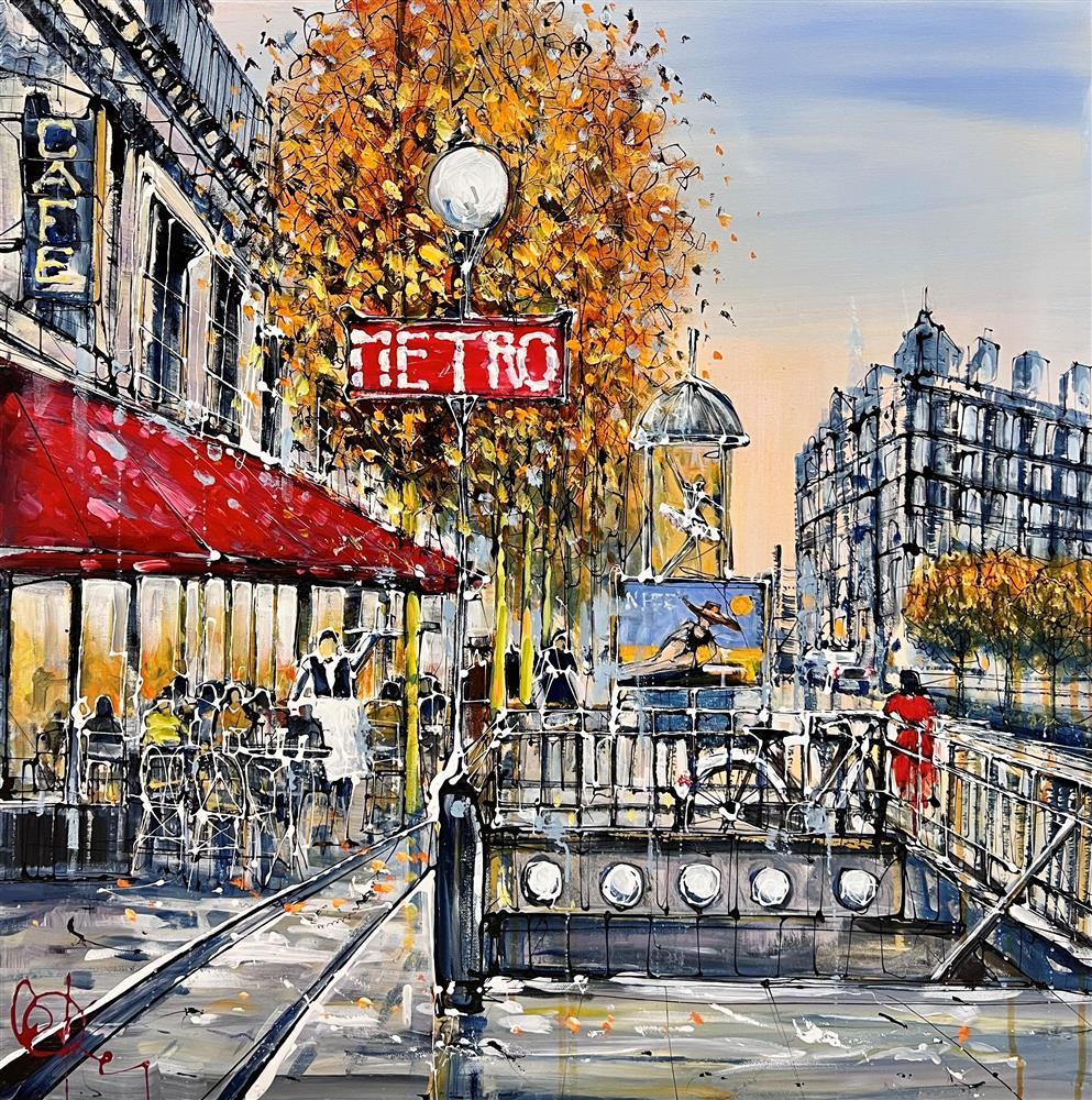 Cafe Du Metro by nigel cooke