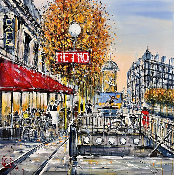 Cafe Du Metro by nigel cooke