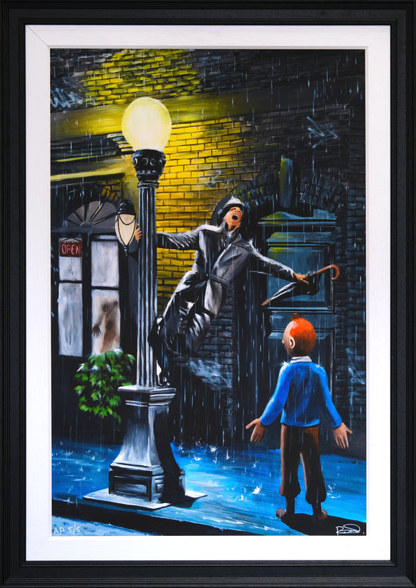 I'm TinTining In The Rain - Hand Embellished by Richard Holmes