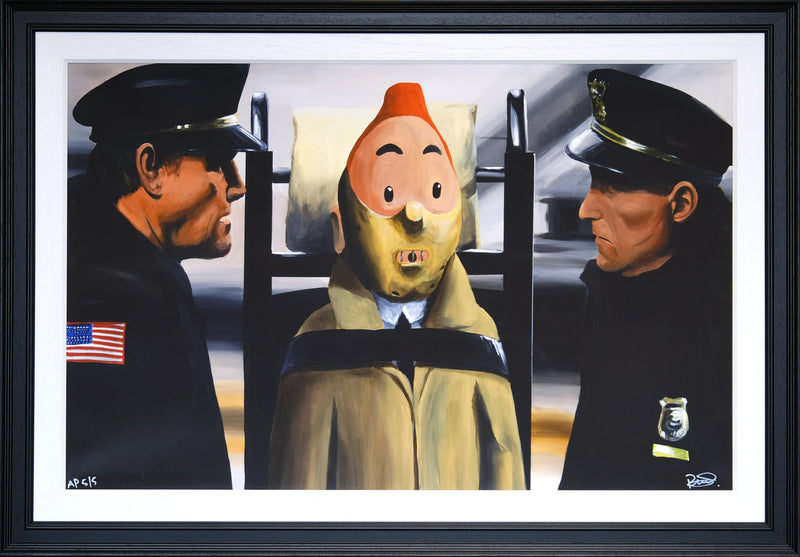 Silence of The Tin Tin - Hand Embellished by Richard Holmes