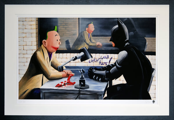 Tin Tin Vs Batman - Limited Edition by Richard Holmes