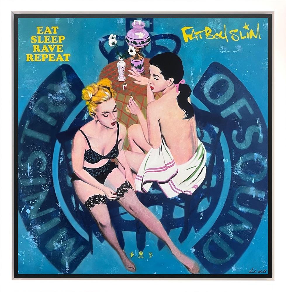 Eat, Sleep, Rave, Repeat Original by Linda Charles