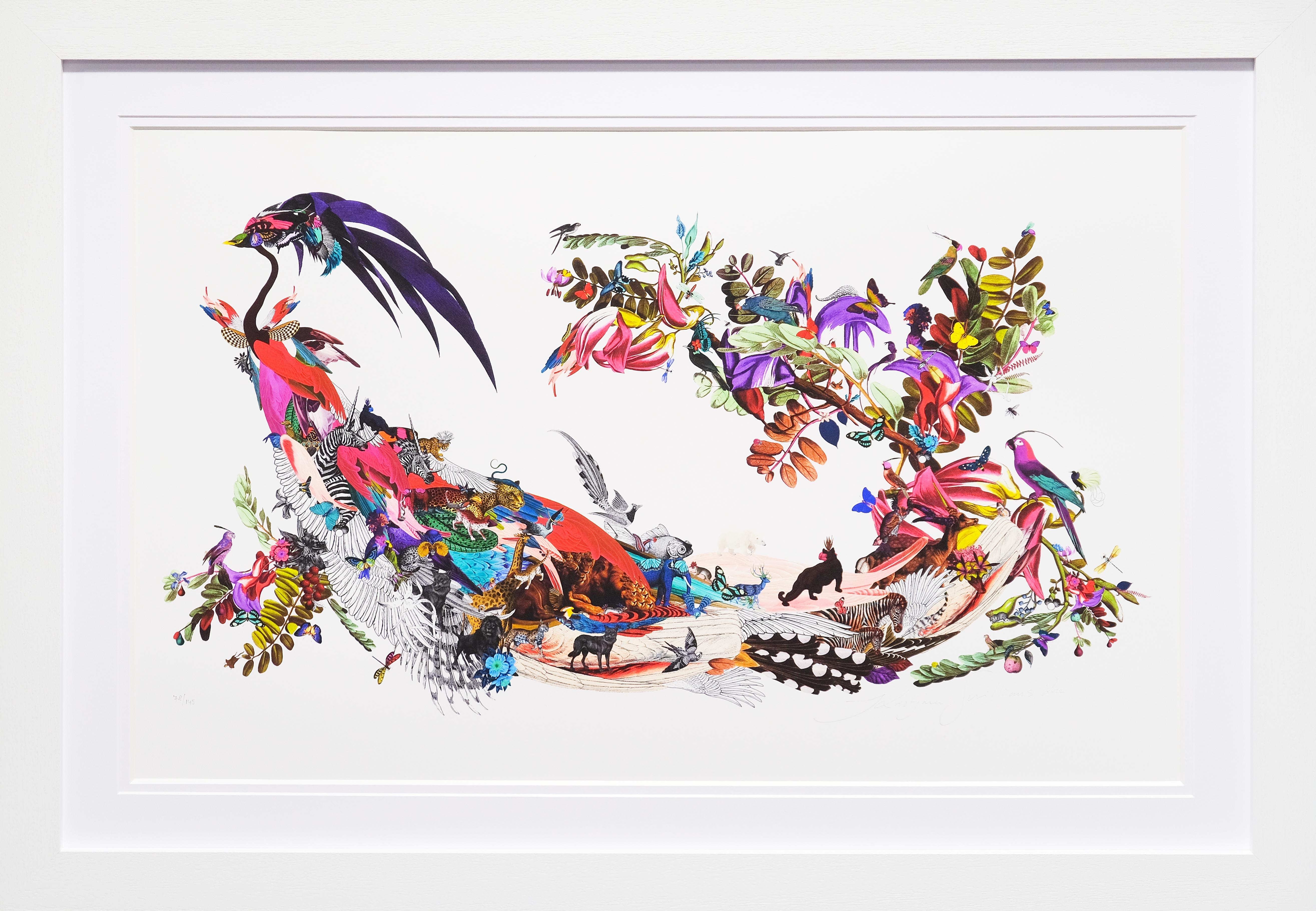 Pafugla Straumur - Art Print by Kristjana S Williams
