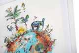MEDIUM MOUNTAIN OG ELEPHANT OCEAN JORDIN I - ART PRINT By Kristjana S Williams