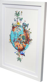 MEDIUM MOUNTAIN OG ELEPHANT OCEAN JORDIN I - ART PRINT By Kristjana S Williams