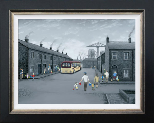 All Aboard For The Seaside Canvas Artist Proof
