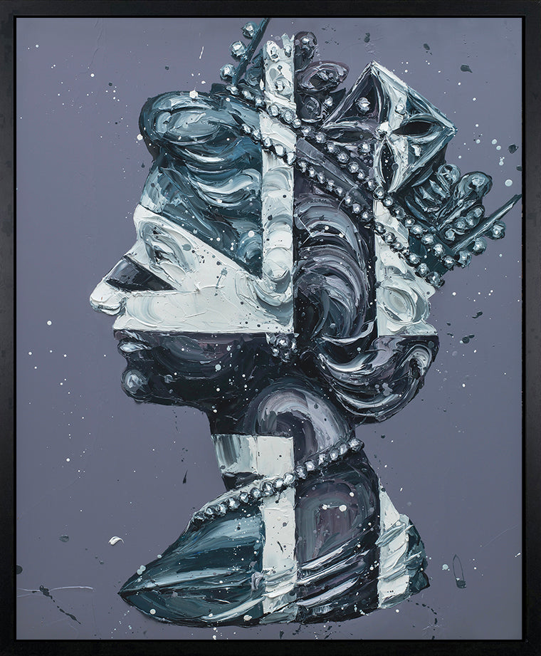 Monochrome Queen Jack by Paul Oz