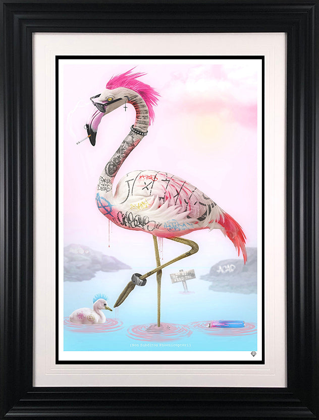 Punk Flamingos Limited Edition by JJ Adams