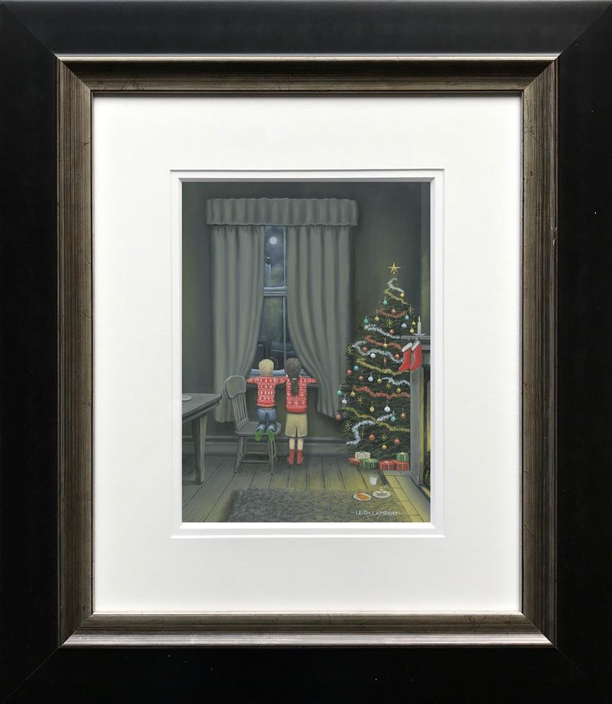 Santa Is On His Way - Paper Artist Proof