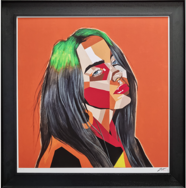 Billie Eilish Artist Proof by Bryn Sutcliffe