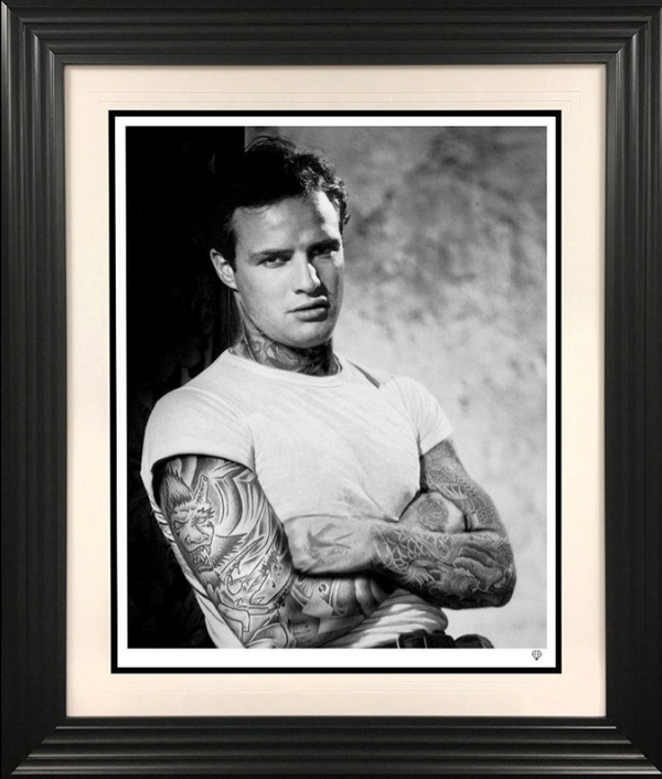 Marlon Brando Tattoo Limited Edition by JJ Adams