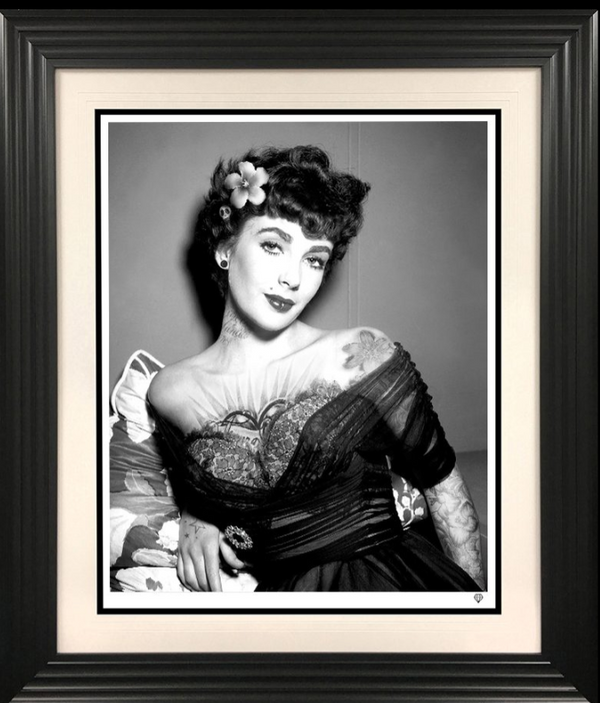 Elizabeth Taylor Tattoo Limited Edition by JJ Adams