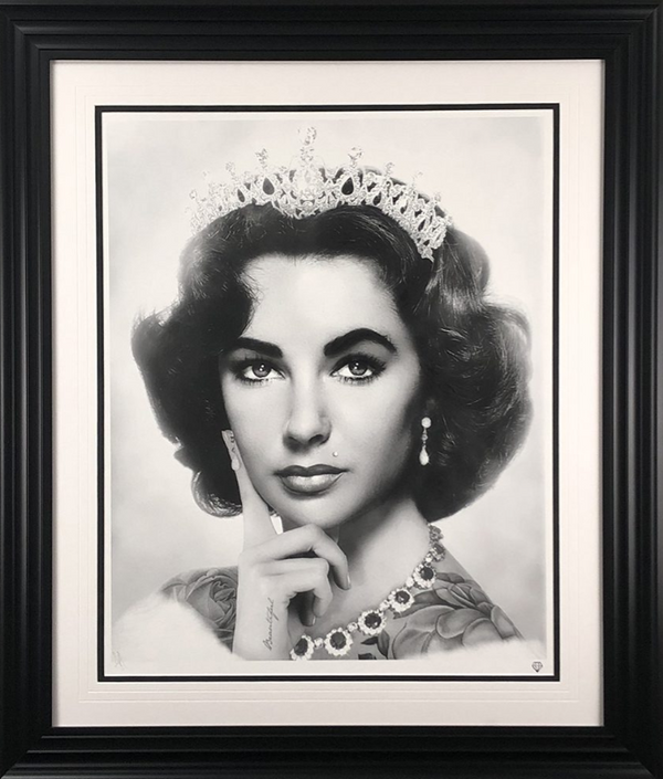 Elizabeth Taylor B&W Limited Edition by JJ Adams