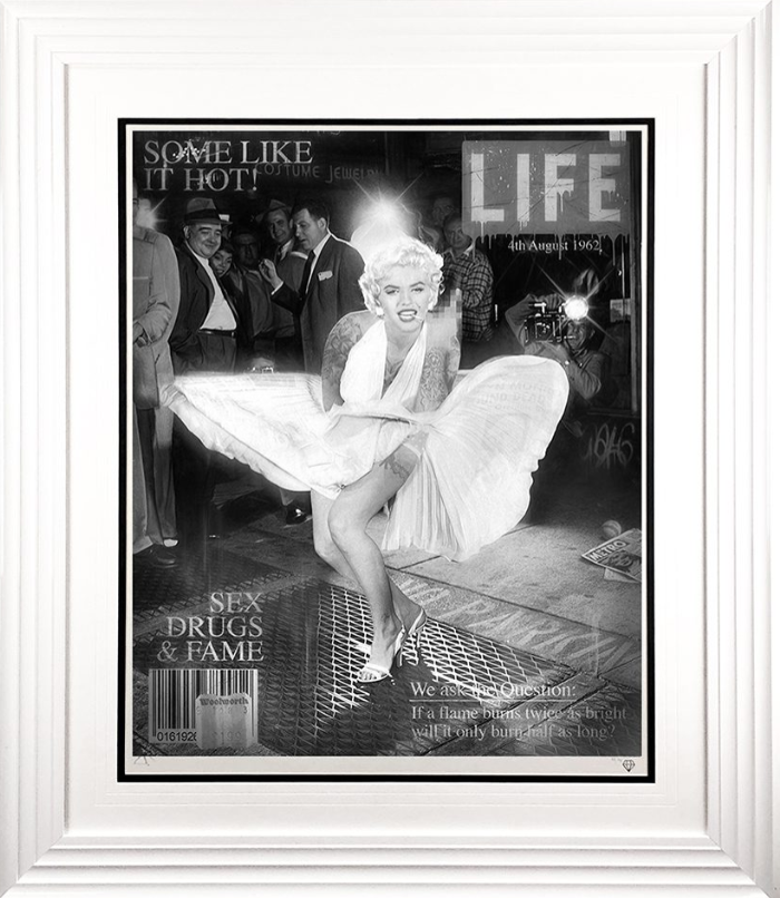 Some Like It Hot (B&W) by JJ Adams