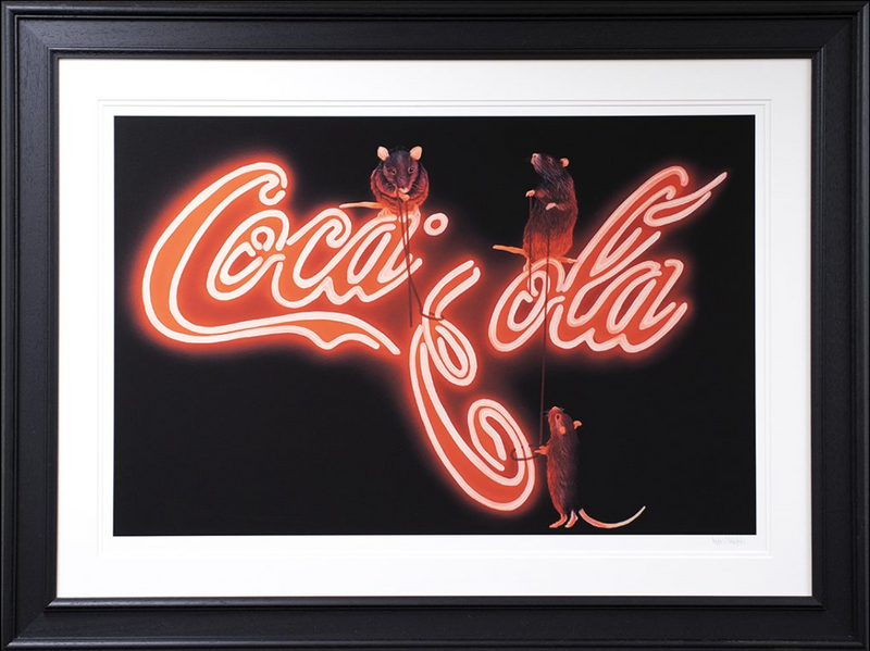 Rats Fixing Coca Cola Limited Edition by Dean Martin