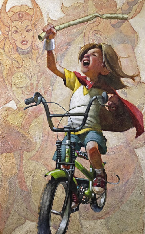 Fly Swift Wind, Fly Hand Embellished Canvas by Craig Davison