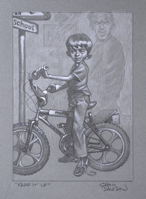 Ramp It Up Original Sketch Limited Edition by Craig Davison