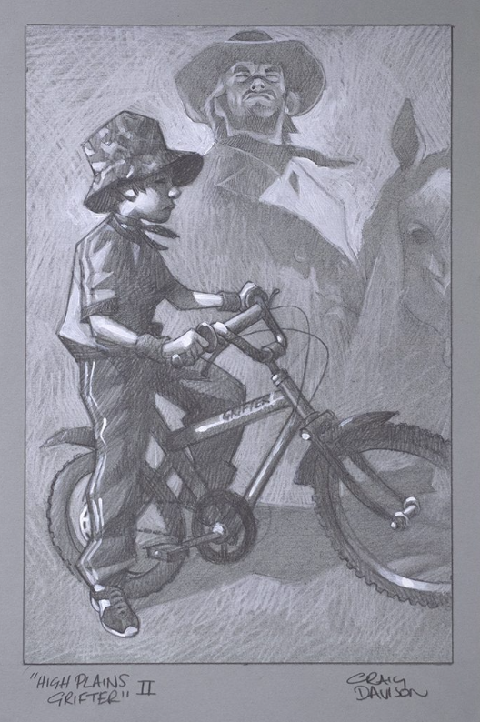 High Plains Grifter Original Sketch Limited Edition by Craig Davison