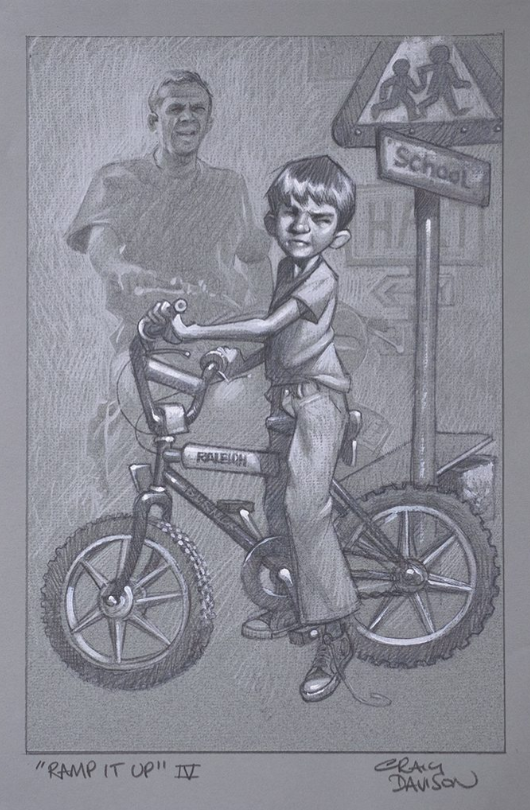 Ramp It UP IV Original Sketch by Craig Davison