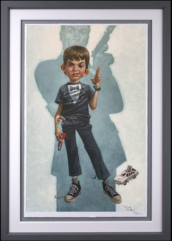 Thunder Paul Hand Embellished Canvas by Craig Davison