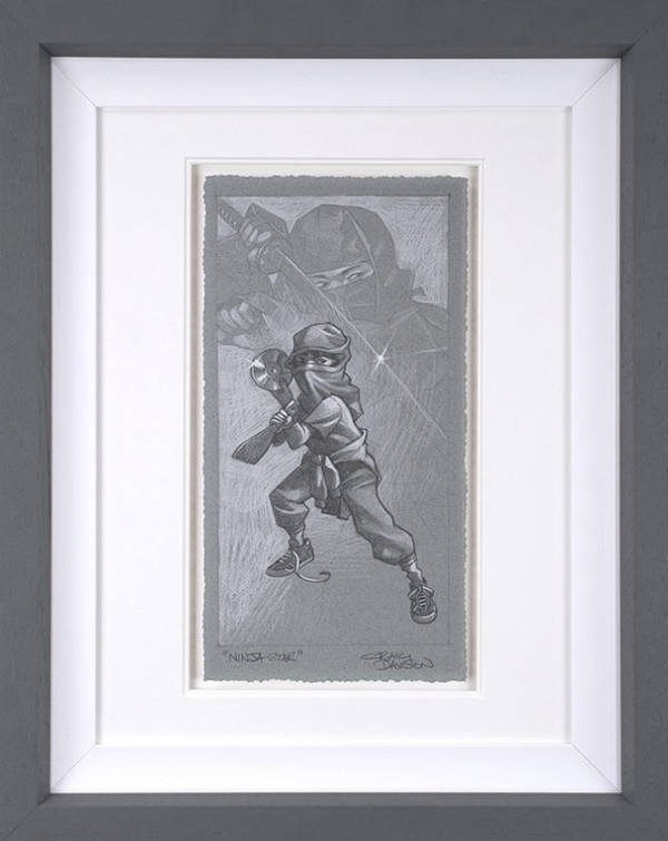 Ninja Star Original Sketch Limited Edition by Craig Davison