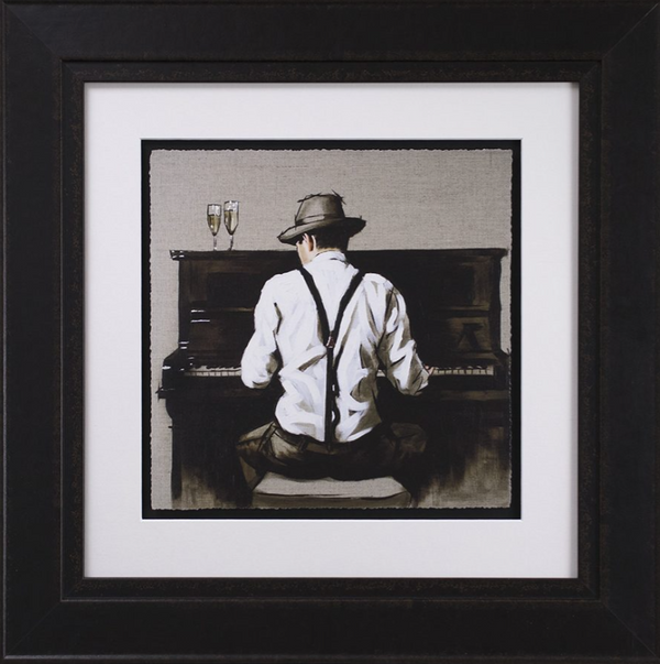 Piano Man Original Sketch Limited Edition by Richard Blunt