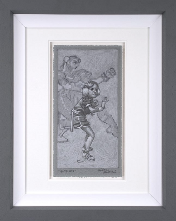 Game On Original Sketch Limited Edition by Craig Davison