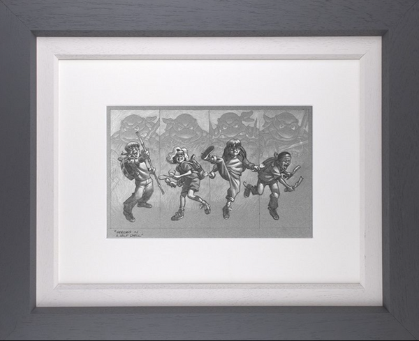 Heores In A Half Shell Original Sketch Limited Edition by Craig Davison