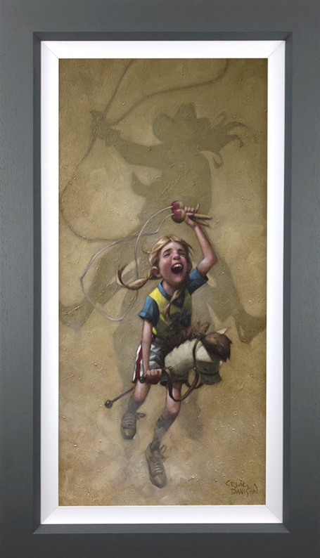 Voor He's A Jolly Good Fellow Hand Embellished Canvas by Craig Davison