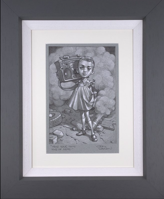 Make Your Own Kind of Music Original Sketch by Craig Davison
