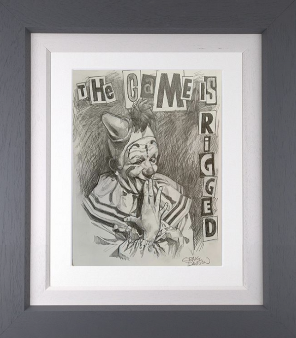 The Game Is Rigged II Original Sketch by Craig Davison