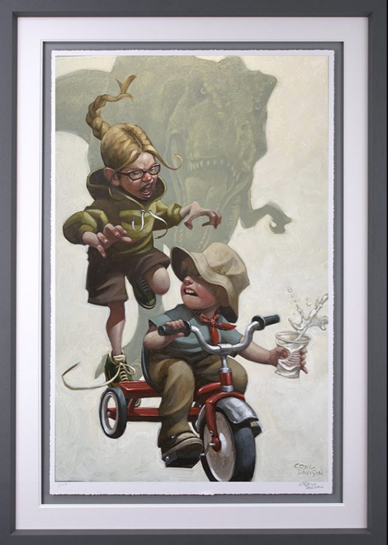 Keep Absolutely Still, He Vision is Based On Movement Limited Edition by Craig Davison