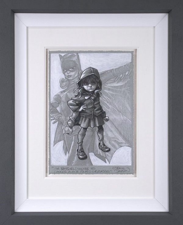 Gotham Girl Original Sketch Limited Edition by Craig Davison