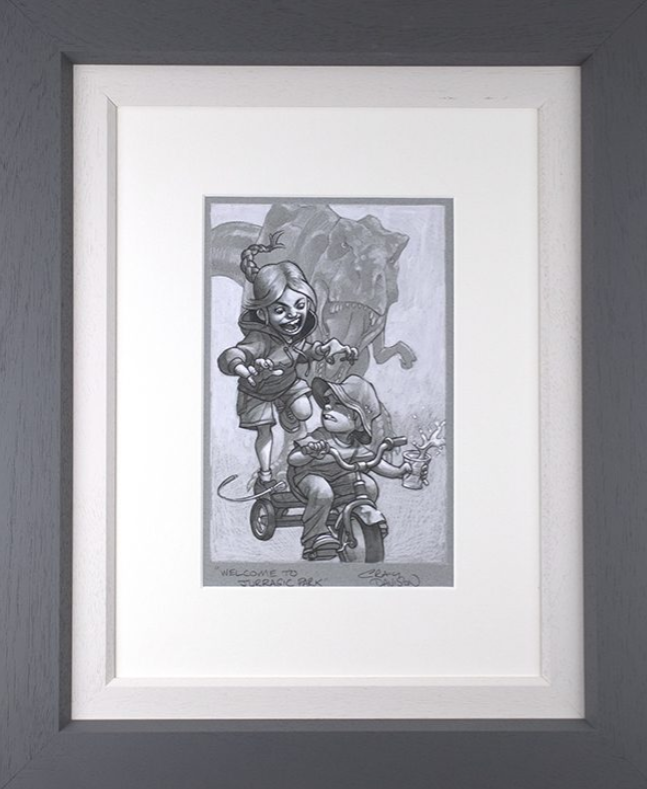 Keep Absolutely Still, He Vision is Based On Movement Original Sketch by Craig Davison