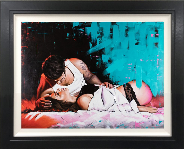 Lust Has No Mercy Hand Embellished Canvas by Richard Blunt