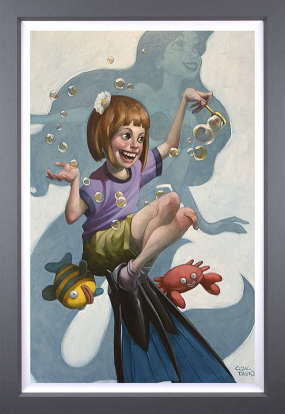 Under The Sea Hand Embellished Canvas by Craig Davison