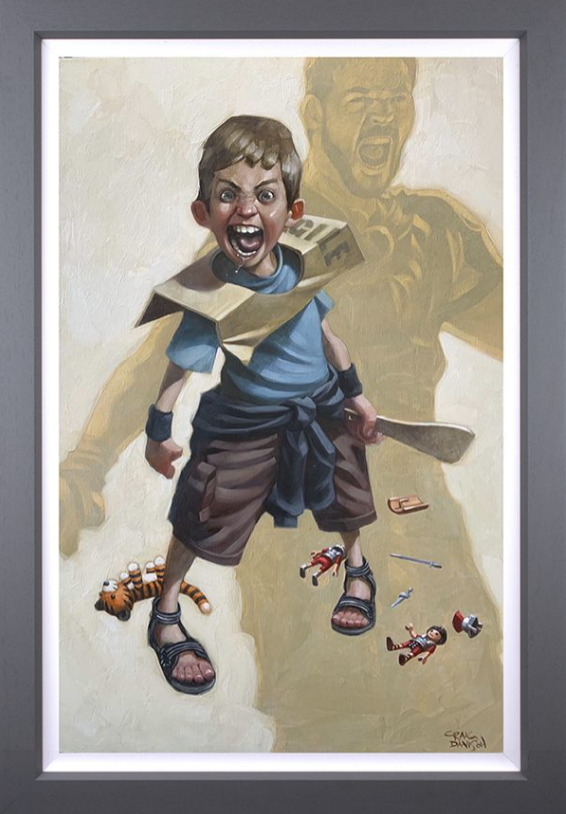 Are You Not Entertained Hand Embellished Canvas by Craig Davison