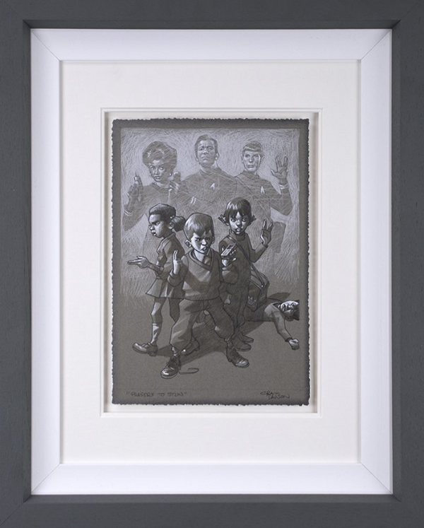 Phasers To Stun Original Sketch Limited Edition by Craig Davison