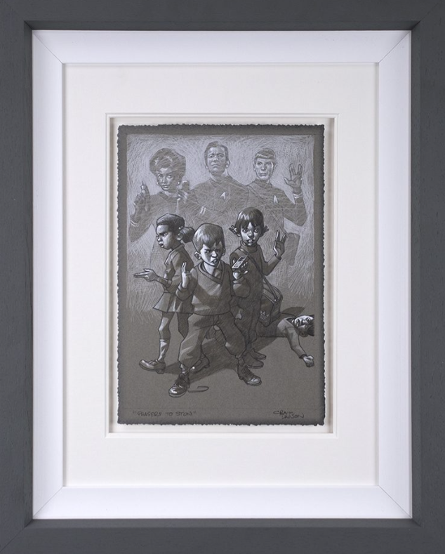 Phasers To Stun Original Sketch Limited Edition by Craig Davison