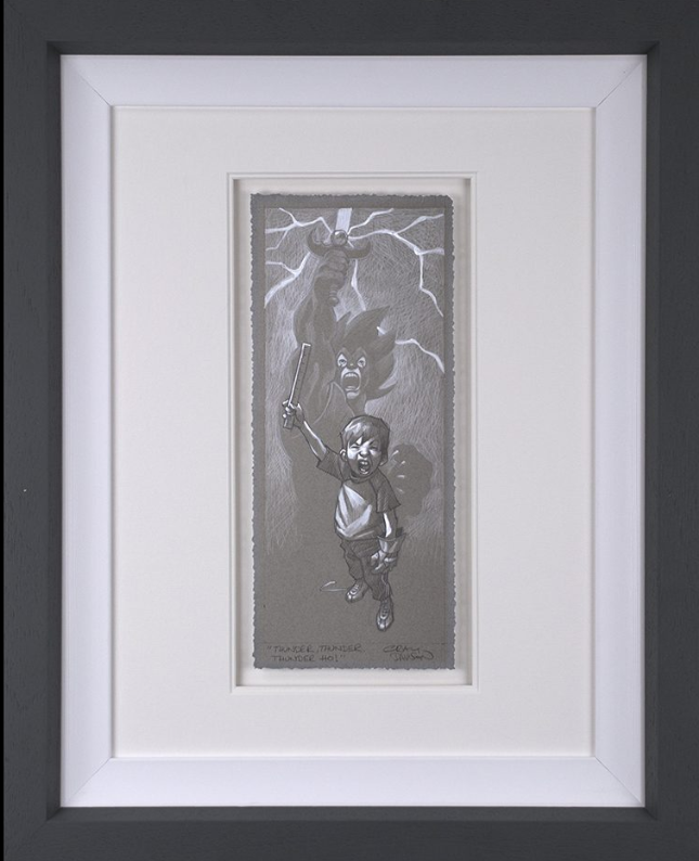 Thunder, Thunder, Thunder Cats Hoooo Original Sketch Limited Edition by Craig Davison