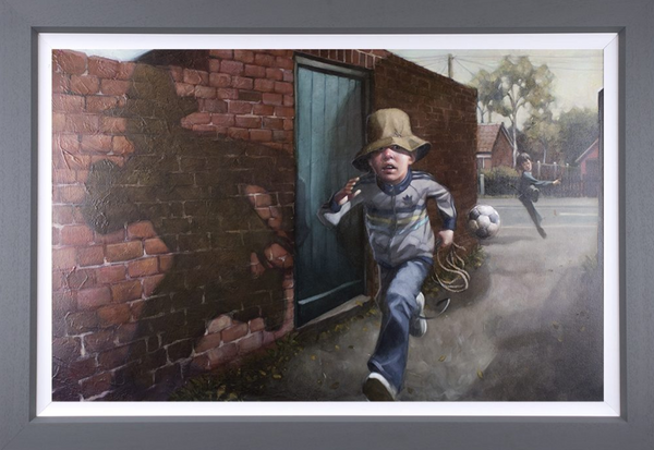Whip It… Whip It Good! Hand Embellished Canvas by Craig Davison
