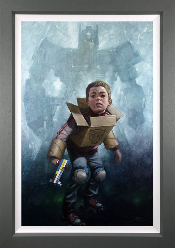 Robert's In Disguise Hand Embellished Canvas by Craig Davison
