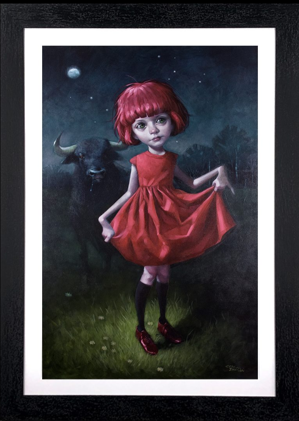 Dare Hand Embellished Canvas by Craig Davison