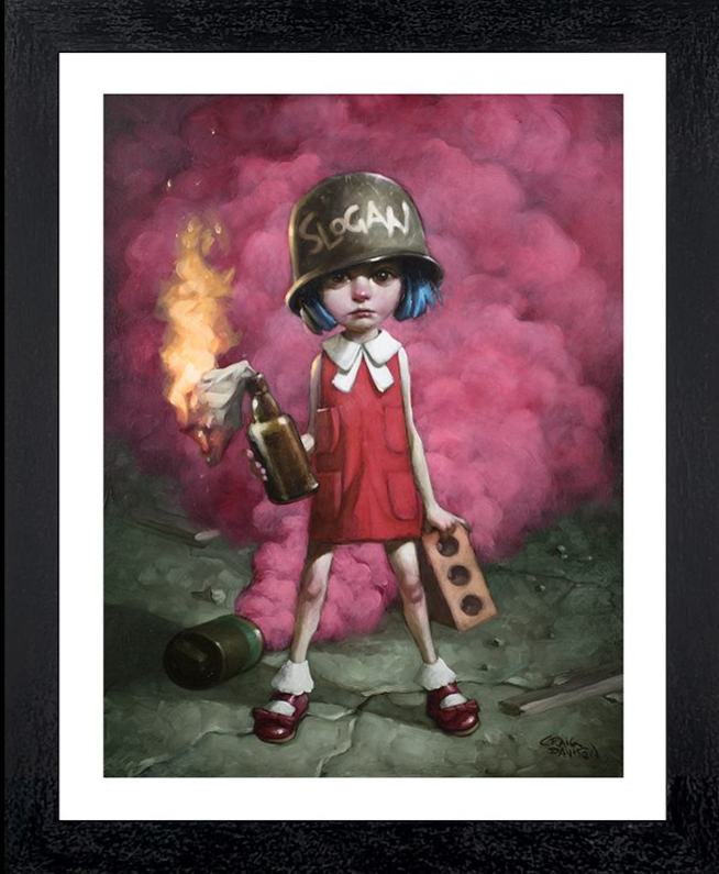 Guess Who Lost The Go In Go.For.It Embellished Canvas by Craig Davison
